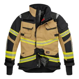 Einsatzjacke ULTIMATE Fireblocker, gold/schwarzblau